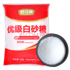 舒可曼 優(yōu)級(jí)白砂糖 碳化糖 細(xì)白糖調(diào)味品1kg